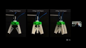 3D Printed Modular Soft Grippers Integrated with Metamaterials for Comformal Grasping