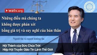 Người tin và người không tin 〖Hội Thánh Đức Chúa Trời Mẹ〗