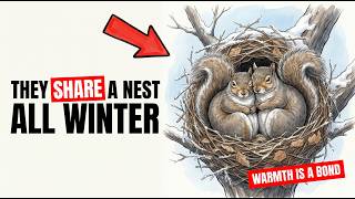 The Two Squirrels Who Share a Drey Through Winter — And the Bond That Forms Inside It