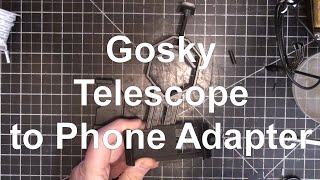 gosky telescope phone adapter