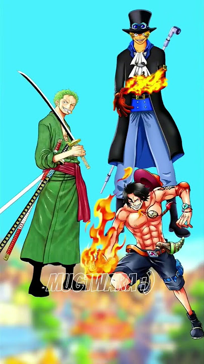 zoro vs Sabo and Ace #onepiece #tiktok #anime #zoro #vs #shorts