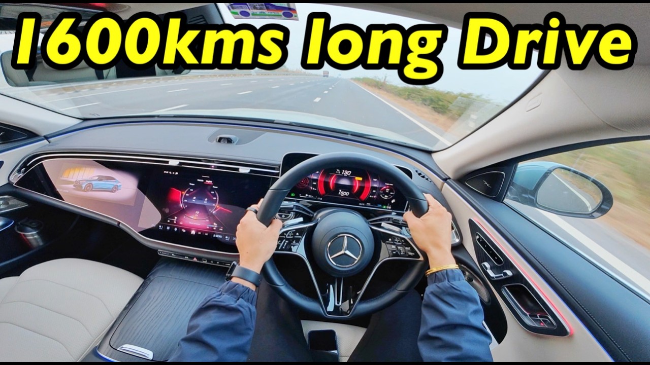 2026 Mercedes E CLASS E220d Drive Review 1600 KMS Long Drive 😎 @Aayushssm