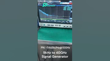 CSG9K40GA 40GHz Signal Generators, 1GHz SSB phase noise test -114dBc/Hz@100Hz