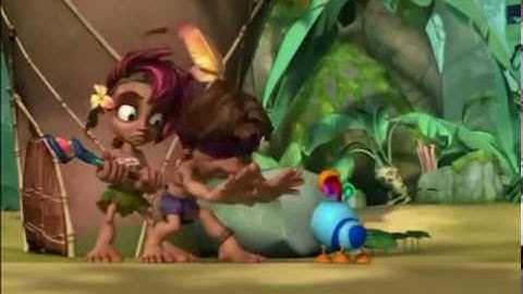 Tak and the Power of Juju - Jeera transforms into Tarsier