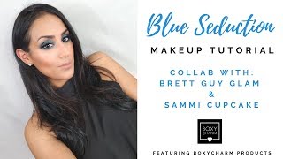 Blue Seduction Tutorial | Collab Using Boxycharm Products Blue Seduction Tutorial | Collab Using Boxycharm Products