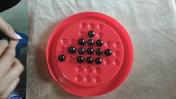 How to solve peg solitaire