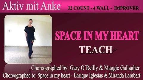 Space in my heart - Gary O´Reilly & Maggia Gallagher - teach and learn with Anke