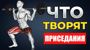 Что Будет с Нашим Телом Если делать Приседания со Штангой
