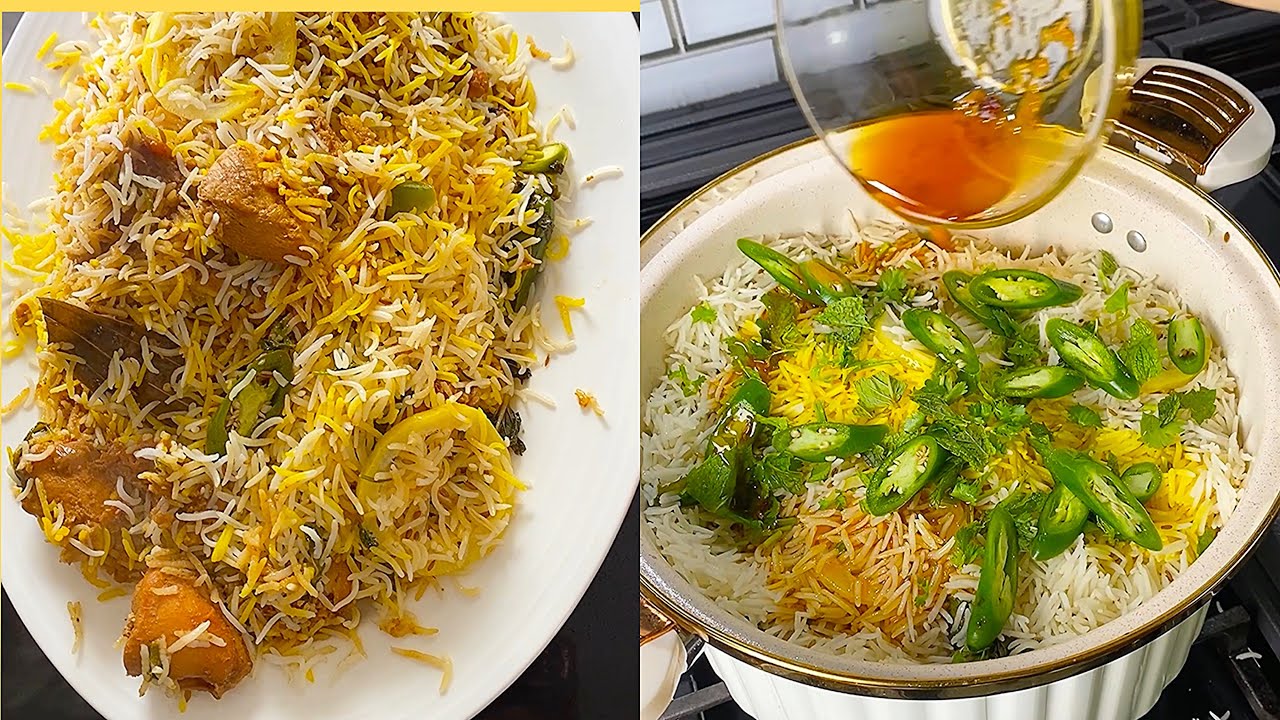 Easy Chicken Biryani Recipe With useful Tips by Cooking With Passion, Biryani recipe Dawat Special