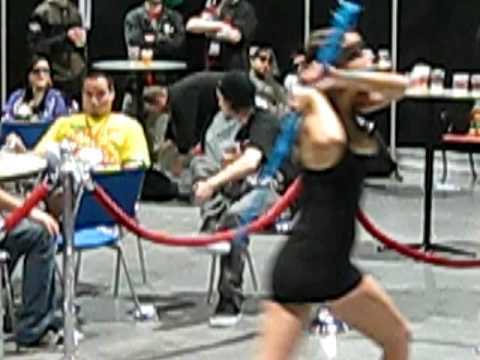 nipple slip, ass, whore beating pinata at ASR 2009