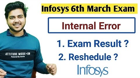 Infosys Today Exam Pattern | Pattern change | Internal Error | Reschedule | We Create Problems |