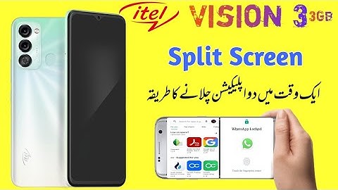 itel Vision 3 Split Screen