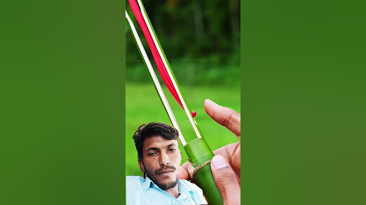 DIY Bamboo Creations with pencil #Diy #BambooartSlingshots #Bamboo #Slingshots