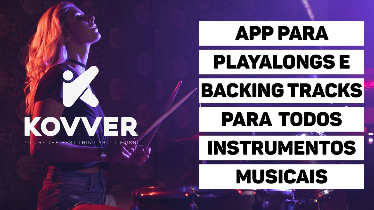 App de backing tracks e playalongs para todos os instrumentos musicais.
