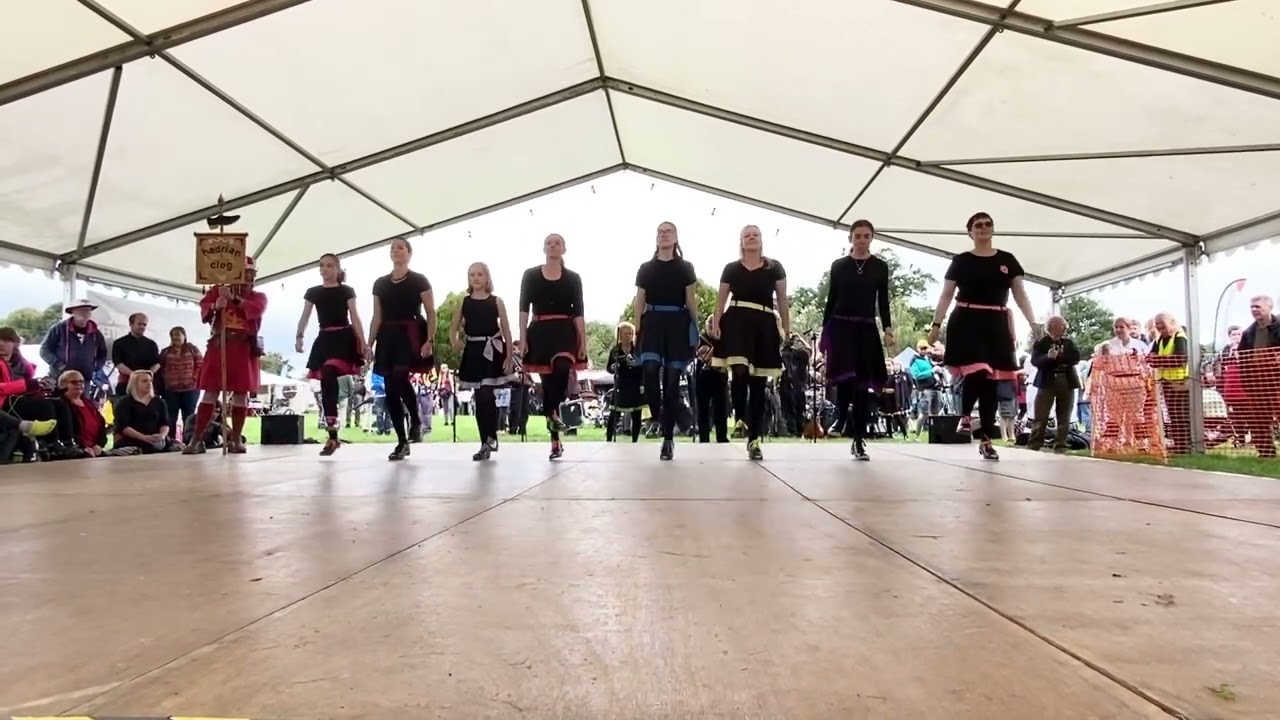 Hadrian Clog dancing the Liverpool Hornpipe at Shrewsbury Folk Festival 2023