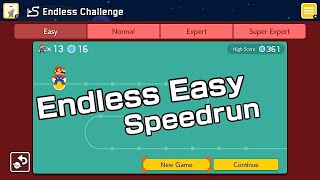 SUPER MARIO MAKER 2: Endless Easy Speedrun in 10:35 (4th Place)