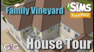 The Sims Freeplay- Family Vineyard House Tour Simdex Prize