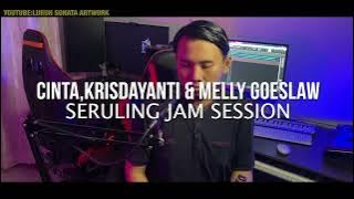 Cinta Krisdayanti feat Melly Goeslaw Flute Duet Cover. Amin Shamsul & Rais Iqbal