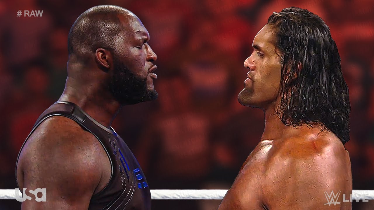 Omos vs. The Great Khali: Raw, Feb. 5, 2024, image size:1280x720