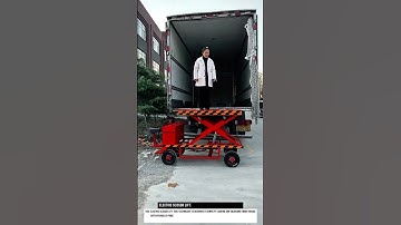 Electric Scissor Lift Tool Technology for Easy Loading