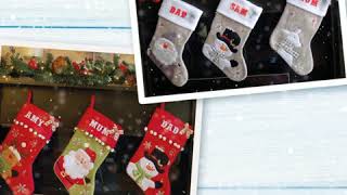 4 festive stocking designs