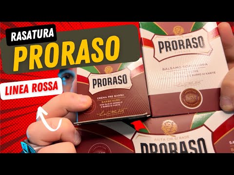 PRORASO TRADITIONAL SHAVE RED LINE FOR TOUGH BEARDS #traditionalshave #proraso #beard