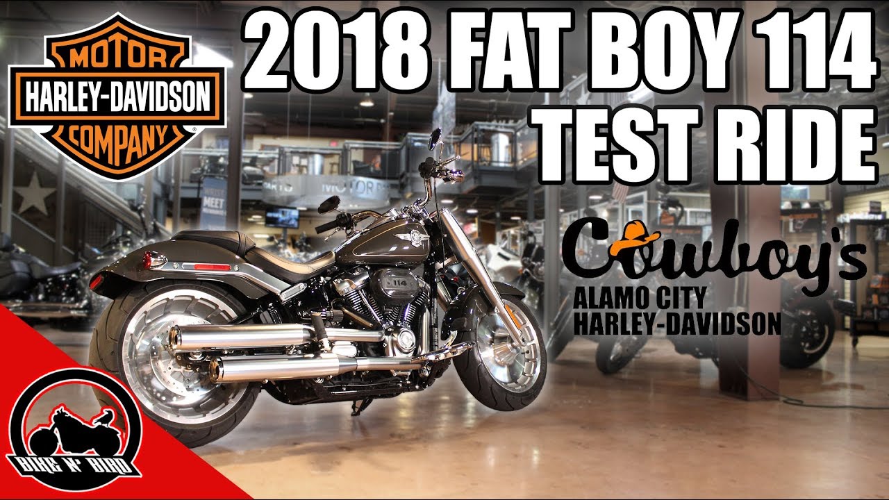 2019 Harley  Davidson  Fat  Boy  114 Test  Ride YouTube