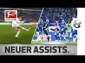 Manuel neuer  all assists from bayerns star goalkeeper