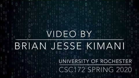 Selection Sort Algorithm simulation - University of Rochester, CSC172 Spring 2020.