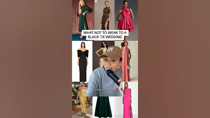 black tie wedding guest dress inspo