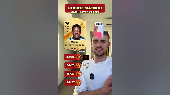 KOBBIE MAINOO WILL BE THE NEXT PAUL SCHOLES AT MANCHESTER UNITED?! 😱🐐 | CAREER SIM