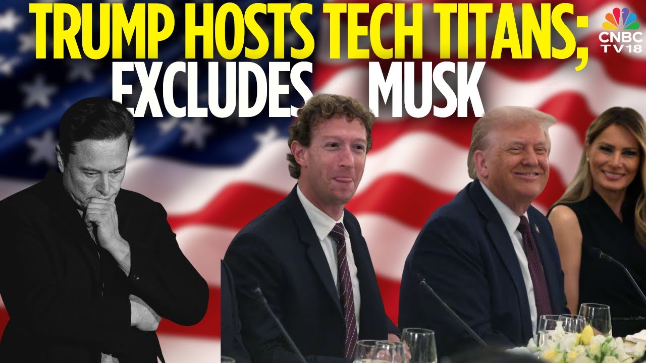Trump Hosts Tech CEOs For Dinner At The White House, Elon Musk Not ...