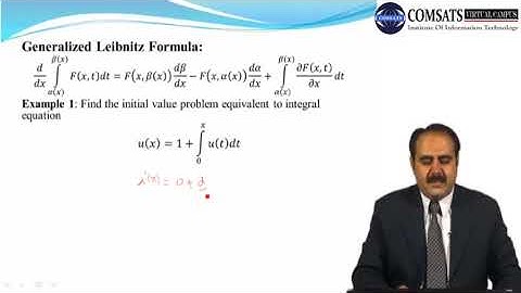 Generelized LIbnitz Formula|Converting IVP to Voltera Integral Equations in Hindi Urdu   LECTURE 03