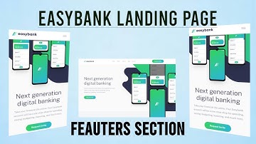 EASYBANK LANDING PAGE | FRONTEND MENTOR CHALLENGE | Features Section (4/6)