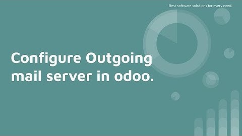 Configure outgoing mail server in odoo with gmail app password(Token).