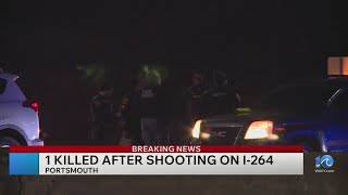 VSP: 1 dead in I-264 shooting near Frederick Blvd.