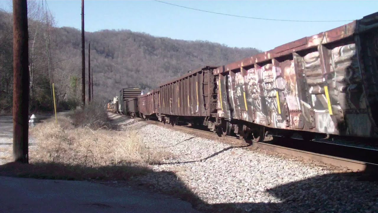 CSX Work Train At Handley, West Virginia YouTube