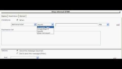 Compliance Attender for Lotus Notes—Stop Internal Spam