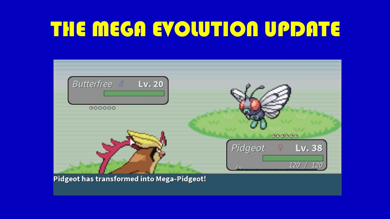 Roblox Mega Evolution Update Project Pokemon By Deerjason