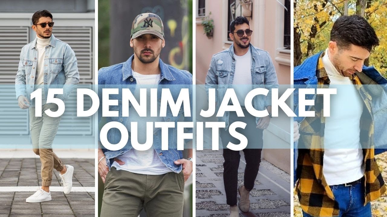 3 Tricks for Making Summer Outfits Out of Your Favorite Fall Looks | Light denim  jacket, Jeans outfit men, Winter outfits men