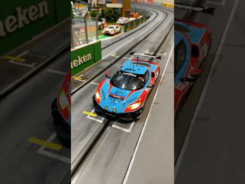 Carrera Digital 124 Ferrari 296 GT3 馃槏 #slotcars #slotcarracing #ferrari