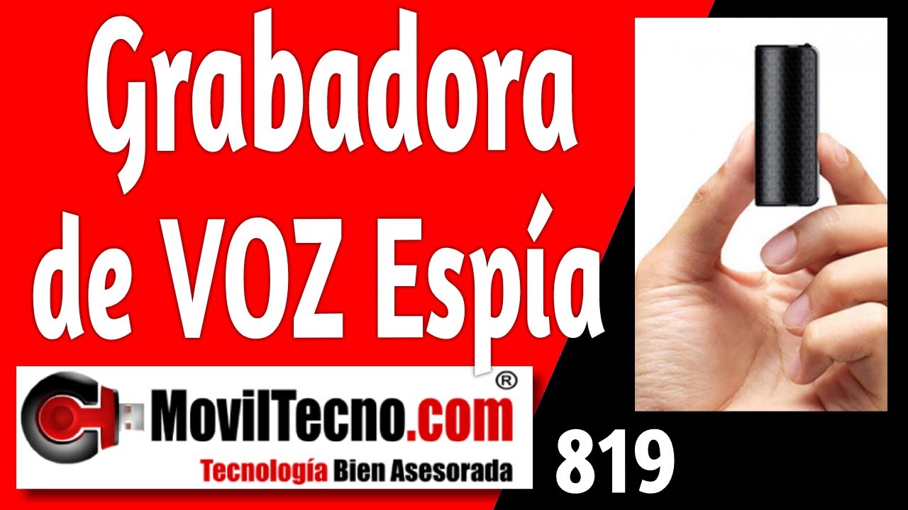 ✓ Grabadora de VOZ Espía - Como funciona ? 【🔴 MovilTecno 819