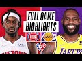 Los Angeles Lakers vs. Detroit Piston Full Game Highlights | NBA Season 2021-22