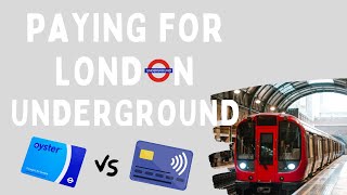 HOW TO PAY FOR LONDON UNDERGROUND // Oyster vs Contactless Card screenshot 2
