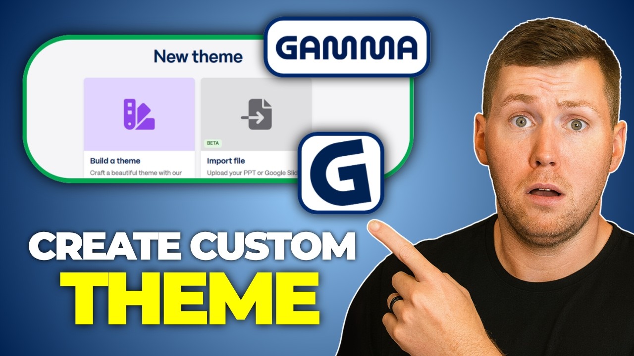How to Create a Custom Theme in Gamma AI - Beginners Guide - YouTube