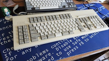 IBM 5556-CC1 Keyboard Typing Demo