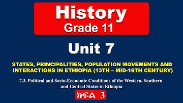 Grade 11 history unit 7 part 3 | Political and Socio-Economic Conditions of the Western, Southern...