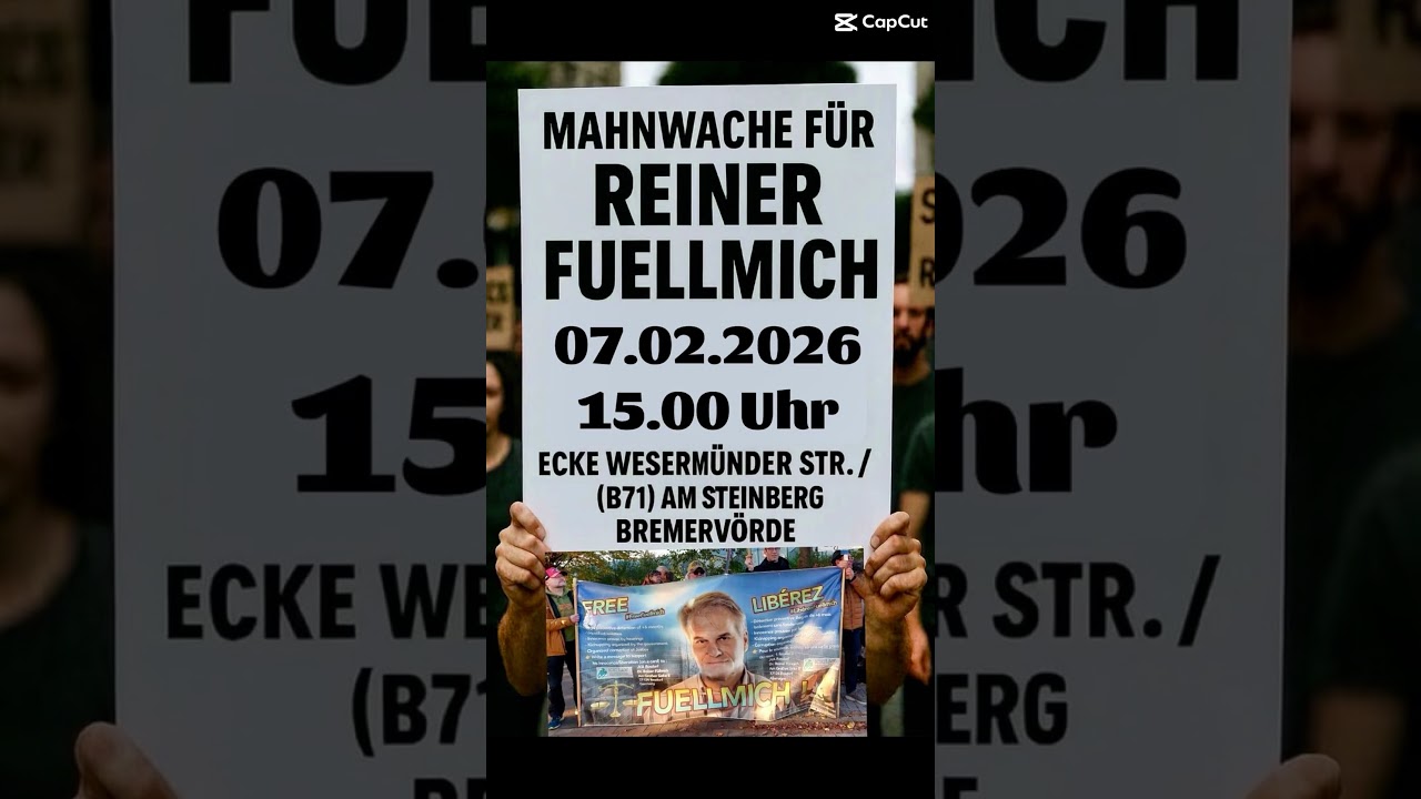 Mahnwache für Reiner Fuellmich 