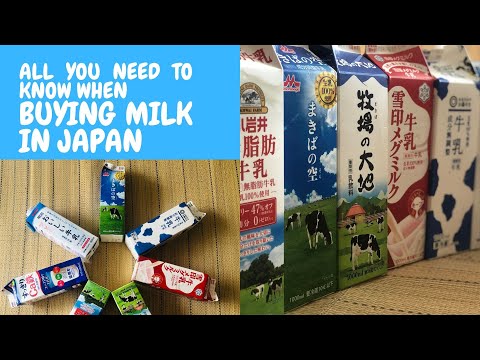 All you need to know when buying milk in Japan | How to Buy Milk in Japan | Japanese Milk labels