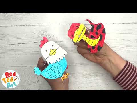 Paper Snake Puppet